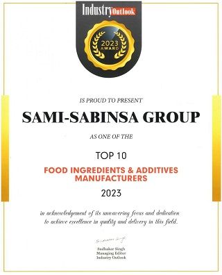 Industry Outlook names Sami-Sabinsa Group as one of the 'Top 10 Food Ingredient & Additive Manufacturers' for 2023